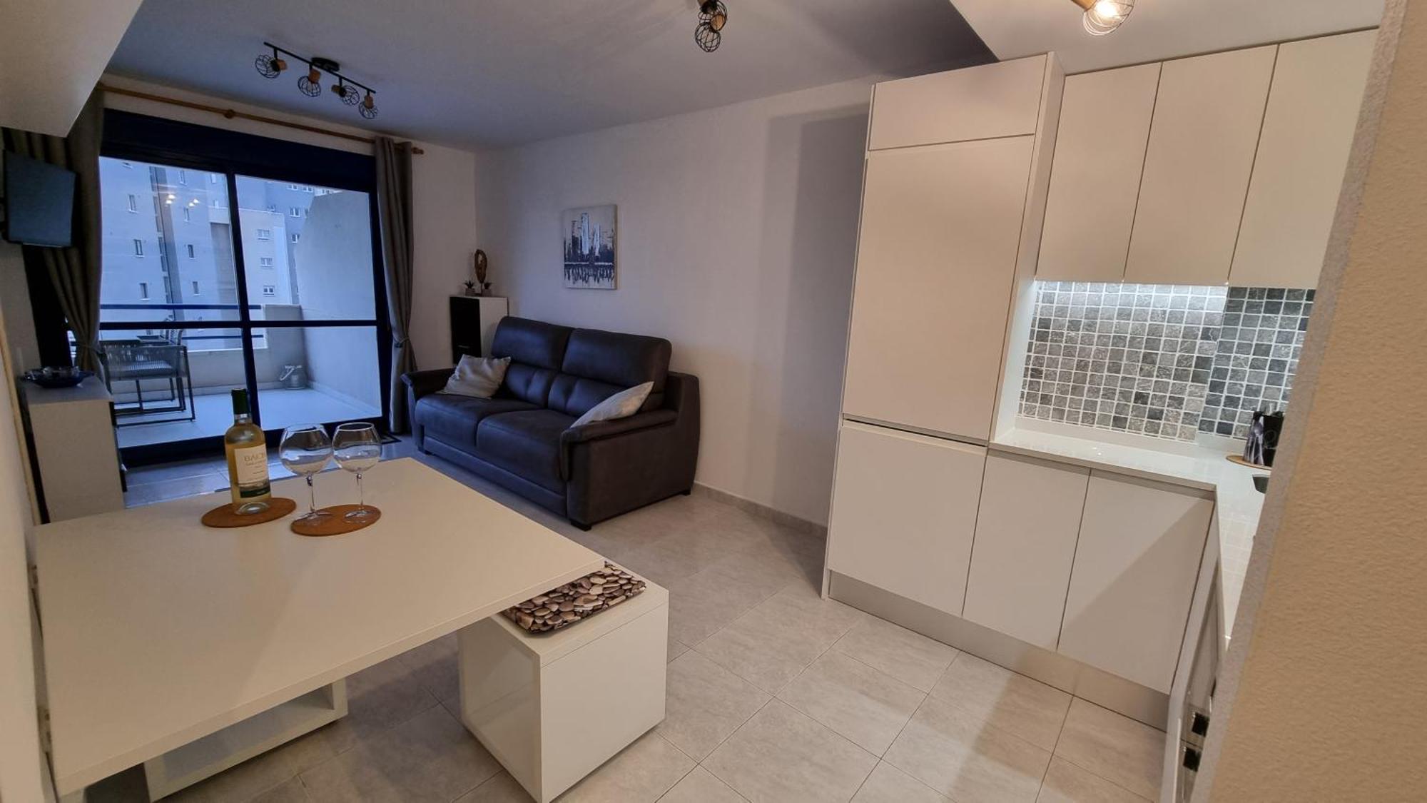 Apartment Turquesa Beach 34B Calpe Exteriör bild